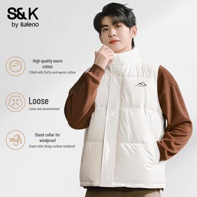 Baleno S&K Series Men's Winter Stand-Collar Padded Vest
