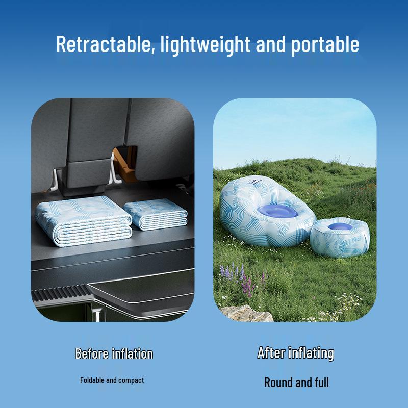 Eco-Friendly Portable Self-Inflating Inflatable Camping Sofa