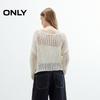 ONLY Women's Relaxed Fit Hollow-Out Knit Top