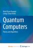 Kniha Quantum Computers : Theory and Algorithms