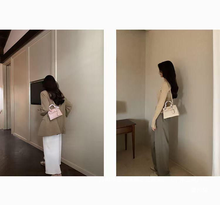 Versatile Kelly Bag: Luxury Textured Handbag for All Seasons - Women's Fashion, Casual Style