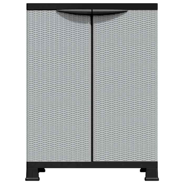 VidaXL Armoire en plastique 68x39x92 cm Design de rotin 337898