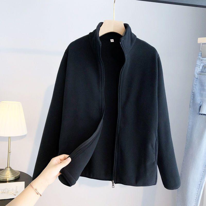 Women's Dual-Sided Fleece Jacket - 2025 Thickened Outdoor Hoodie for Autumn/Winter