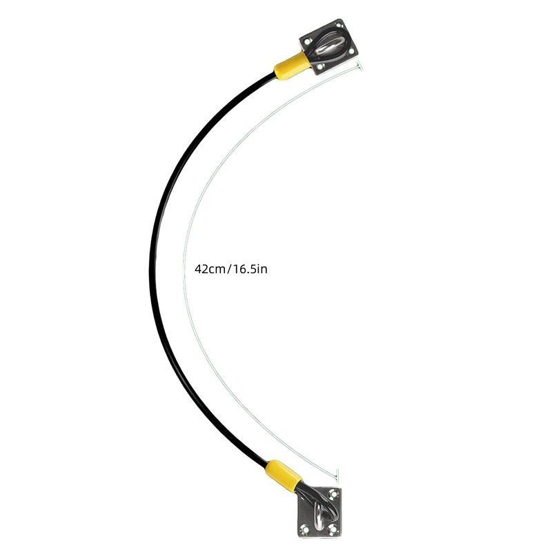 

Горячие продажи Замок для крышки мусорного бака Защита от медведей Набор Контейнер с плетеной проволокой с резиновым покрытием Для дома Офисов Сада 1pc