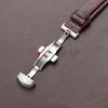 18mm 20mm 22mm Business Watch Band for Seiko Genuine Calfskin Leather Soft Watchband for Omega Butterfly Buckle Stitching Strap