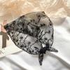 Embroidered Flower Shawl Elegant Headscarf New Triangle Scarf  Women