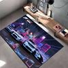 Forza Horizon 5 Racing Cars Design Rug Non-slip Rug Suitable for Living Room and Bedroom Sofas