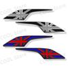 2Pcs United Kingdom UK Emblem Car Side Wing Fender Decals Body Sticker For Car Motorcycle Universal Accessories