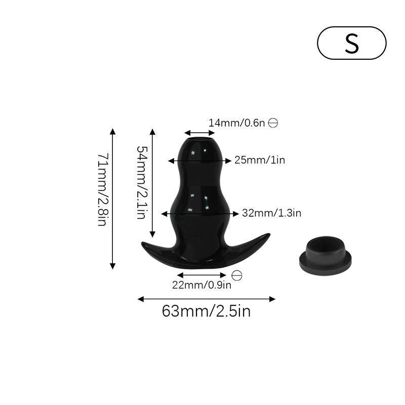 5 Sizes Hollow Anal Plug/Dilator/Dildo Soft Speculum Prostate Massager Butt Plug Set Intimate/Enema Sex Toys For Women Men