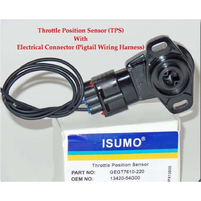 Throttle Position Sensor TPS W/ Connector Fits: 05-07 Suzuki Aerio 2.3L