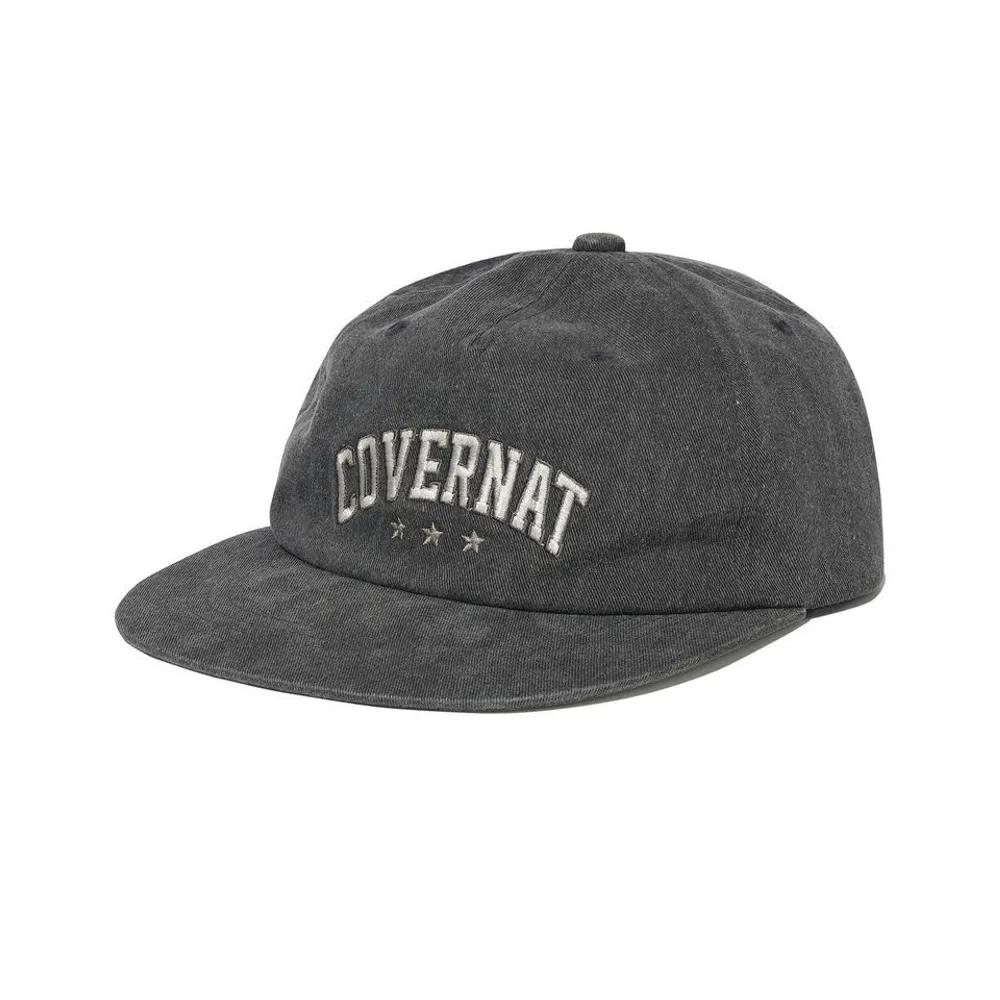 Daily Couple Street Arch Logo Vintage 5-Panel Cap Charcoal F