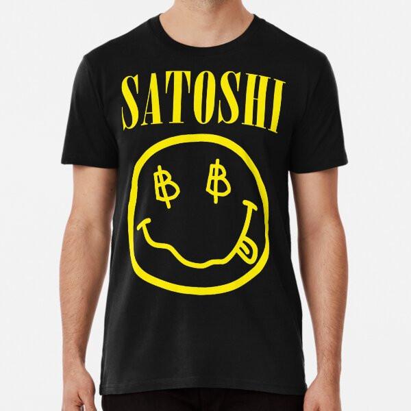 

Satoshi Bitcoin Grunge Tribute S to 5XL Made in the AU/USA T-Shirt S