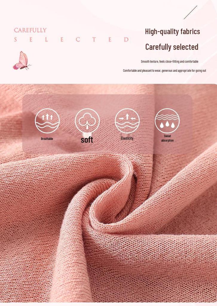 Summer Ice Silk Knit Top for Middle-Aged Women - Short-Sleeve, Stylish, Cooling T-Shirt