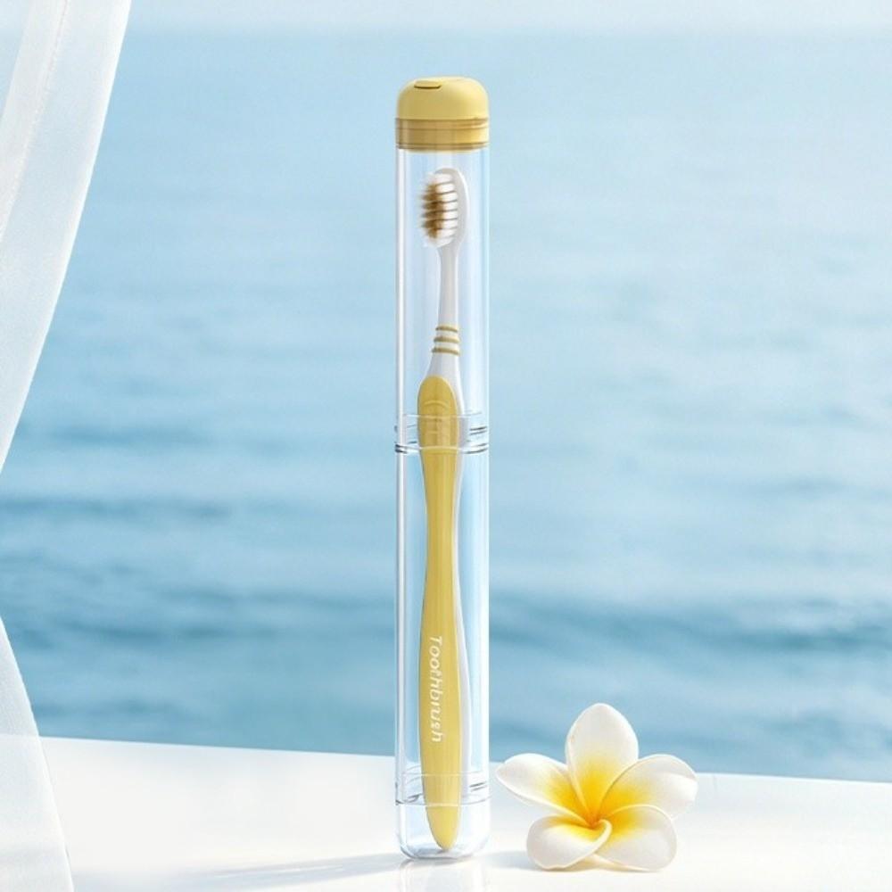 Transparent Toothbrush Holder Minimalist Detachable Brush Case Toothbrush Protectors Camping