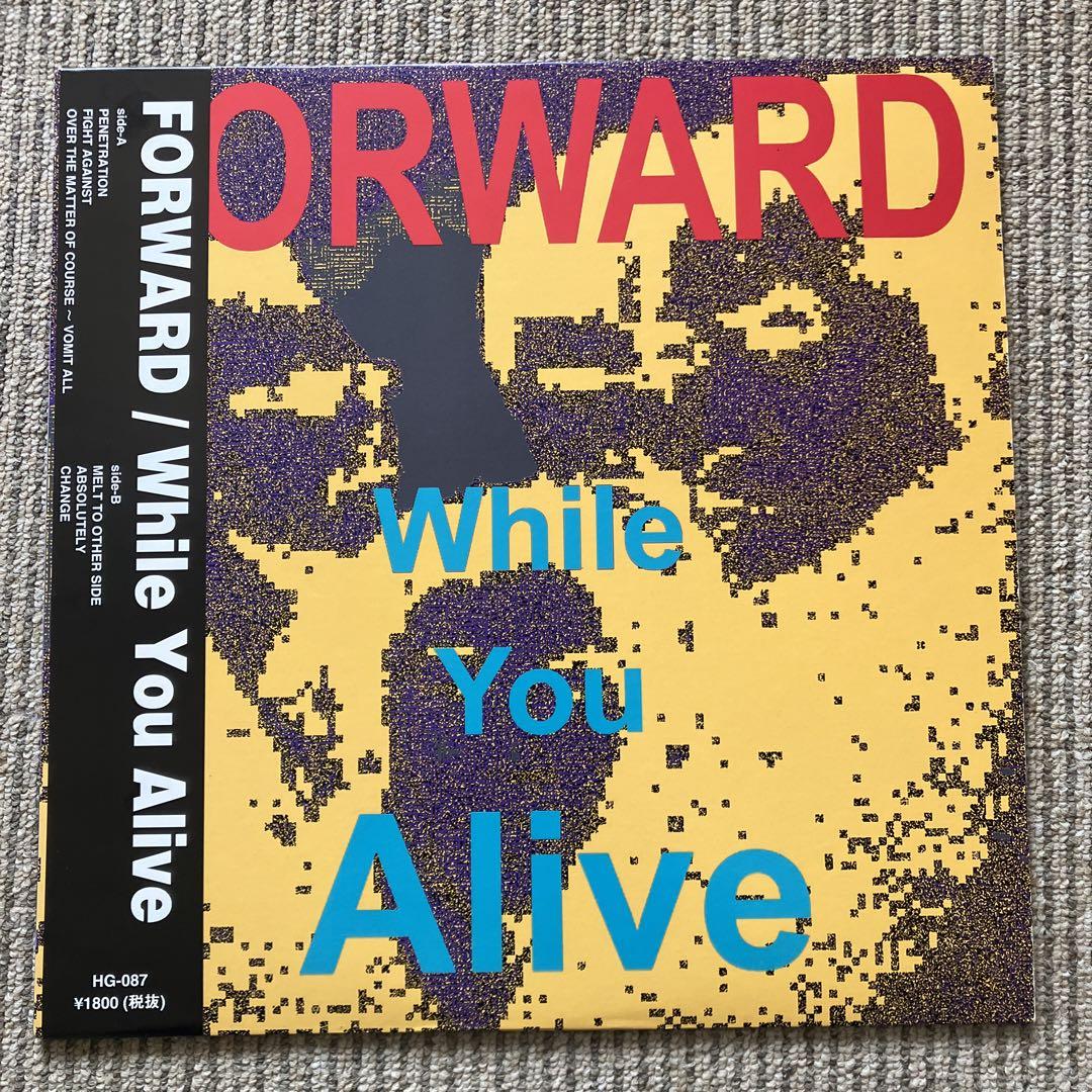 

[USED] forward / while you alive Japanese music record NCNR