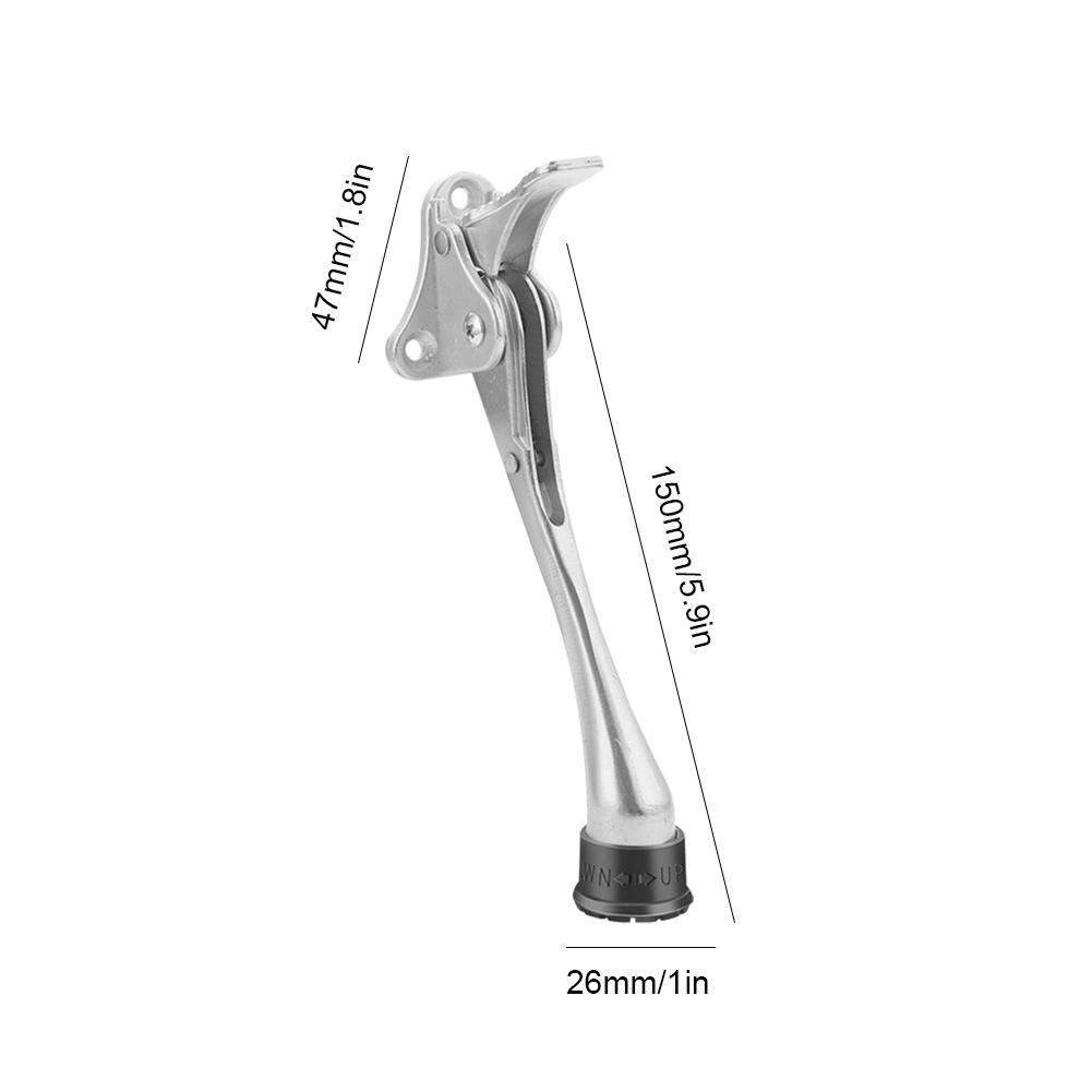 Door Stopper Pedal Anti-Collision Door Stopper Holder Anti-Push Heavy Duty Adjustable Closing Angle for Bedroom Bathroom Door