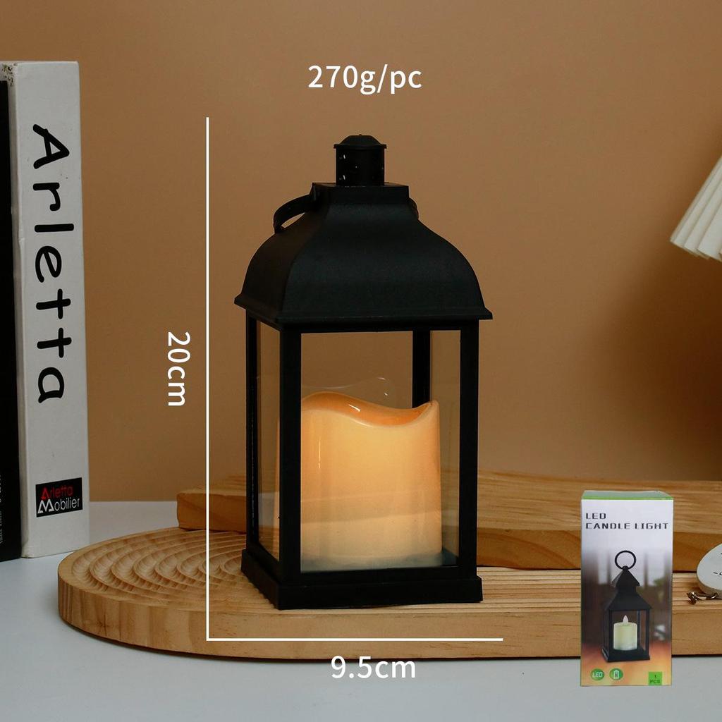 Nordic Retro Candle Lantern - Creative Outdoor and Desktop Lighting Decor