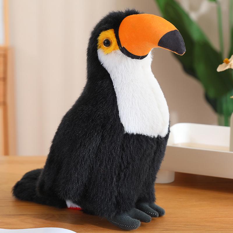 Cute Realistic Toucan Plush Toy - Perfect Children's Birthday Gift & Companion