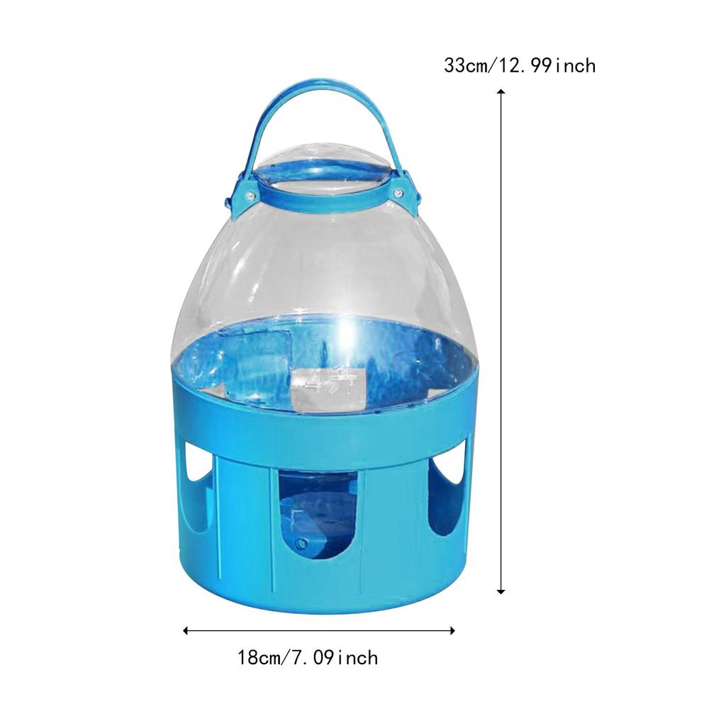 Taube Wassertränke Eimer Große Kapazität Taube Tränke Wasserspender für Nutztiere Pfau Huhn Haustierbedarf Wellensittiche