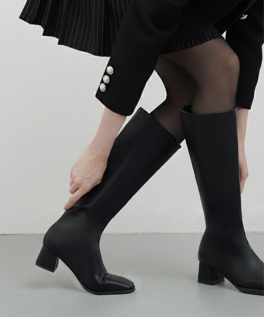 Chaakan Prime Cutout Long Boots Bllts4H849