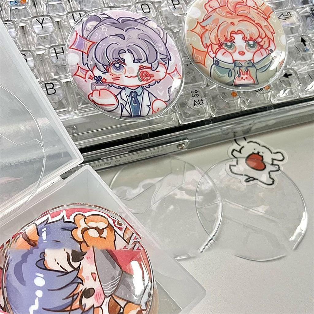 AAGWW 20-teilige Emblem-Schutzhülle, Klar, Passend für Embleme bis 58mm, Verhindert Herausfallen und Schützt Blumen