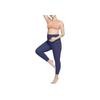 Nike Comfortable Moisture-Wicking Quick-Dry Casual High-Waisted Leggings Women Bottoms Deep-Navy White FD8641-410