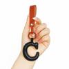 Customizable Leather Letter Keychain Pendant for Girls and Couples