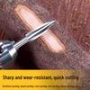 Electric Three-Edged Wood Carving Knife with Milling Cutter and Drill Bit for Polishing and Trimming