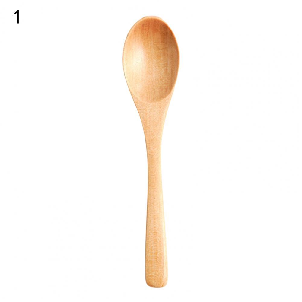 Stirring Spoon Wood Soup Spoons Eating Mixing Stirring Cooking Long Handle Spoon Japanese Coffee Mixing Spoon Kitchen Utensils