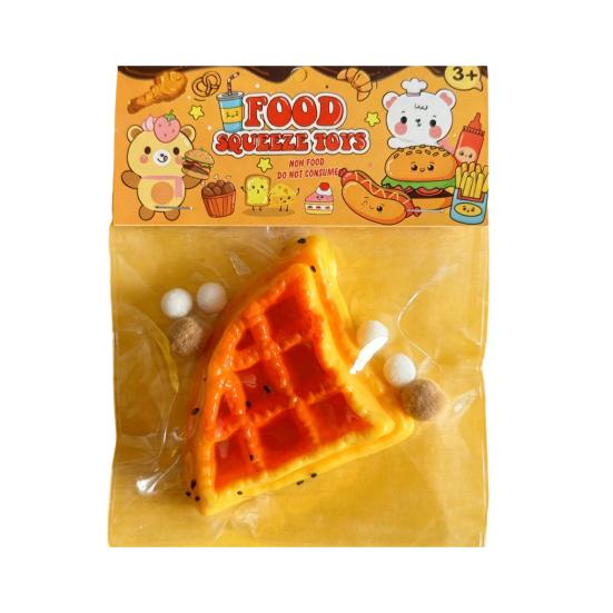 

Simulation Baked Goods Squeeze Toy Stress Relief Croissant Waffle Toast Bread Sensory Toy Decompression Food Fidget Stress Ball F