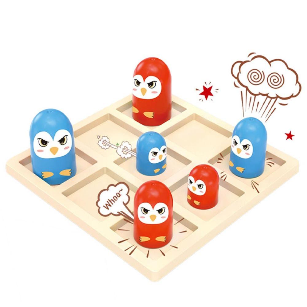 

Parent-Child Big Eat Small Gobble Board Toys 2 Players XO Chess Board Toys Gifts красный