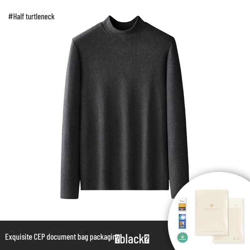 

Мужской теплый осенне-зимний топ с круглым вырезом из бархата для верхней одежды или домашнего ношения Turtleneck, 2XL