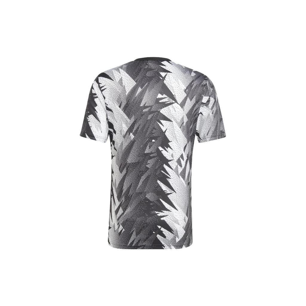 Adidas T Shirts Men's Gray Crew Neck Moderate Straight Fit HS7572