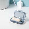 Waterproof Square Travel Soap Box Sealed Soap Container Soap Case Soap Dishes Organizer  Bathroom