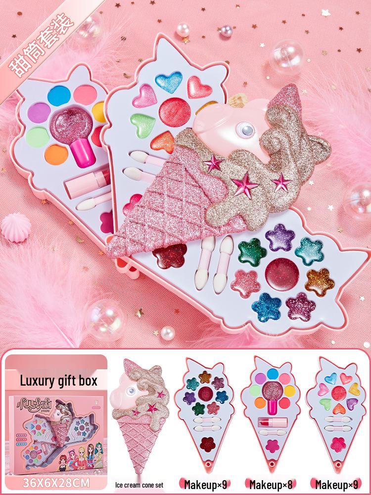 

Детский набор игрушек для макияжа: Набор помады и косметики для девочек 3-6 лет - издание Playhouse