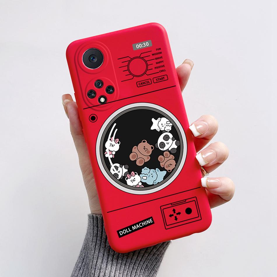 Funda For Honor 50 Capa Huawei Nova 9 Phone Case Soft Silicone Cute Cat Bear Cartoons Back Cover For Nova9 Honor50 Coque Bumper