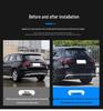 Compatible Rear Lip Tailpipe Dual Exhaust for 15-22 Mercedes-Benz GLC AMG GLC43/63
