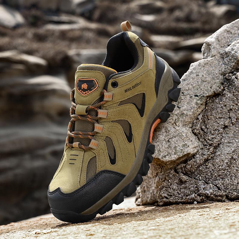 

Men s Outdoor Sports Casual Shoes, Large-sized Hiking Shoes, Breathable Thick-soled, Wear-resistant and Anti-slip Outdoor Shoes 40 коричневый