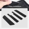 Set of 4 Side Step Mats for Mitsubishi Delica November 2019 and later and Friction D5 (Loop Black, models) - Stain, Scratch, Resistant.
