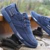 Comemore Spring New Canvas Men's Shoes Casual Breathable Denim Sports Shoes Work Male Shoe Soft Soled Lace Up Zapatos De Hombre