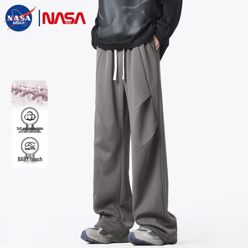 NASA NOAH Men's Relaxed Fit Straight Leg Trousers