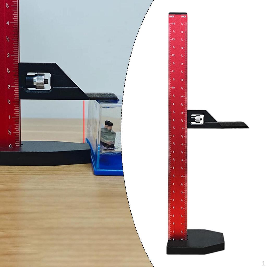 Height Depth Gauge, Professional Universal Saw Table Adjustment Ruler Measuring for