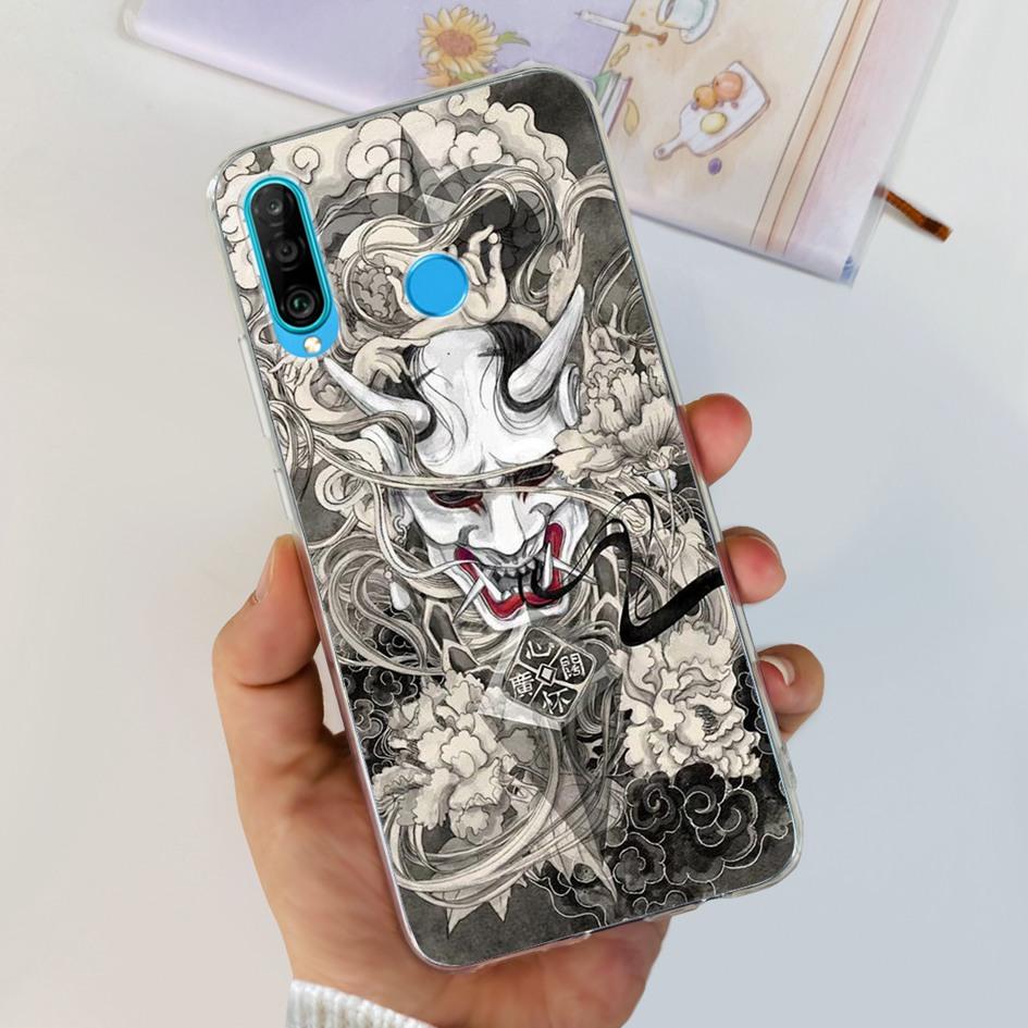 For Huawei P30 Lite Case MAR-LX1M MAR-L21A MAR-LX1A Cute Astronaut Cover Clear Silicone Bumper For Huawei P30 Pro Lite P 30 Capa