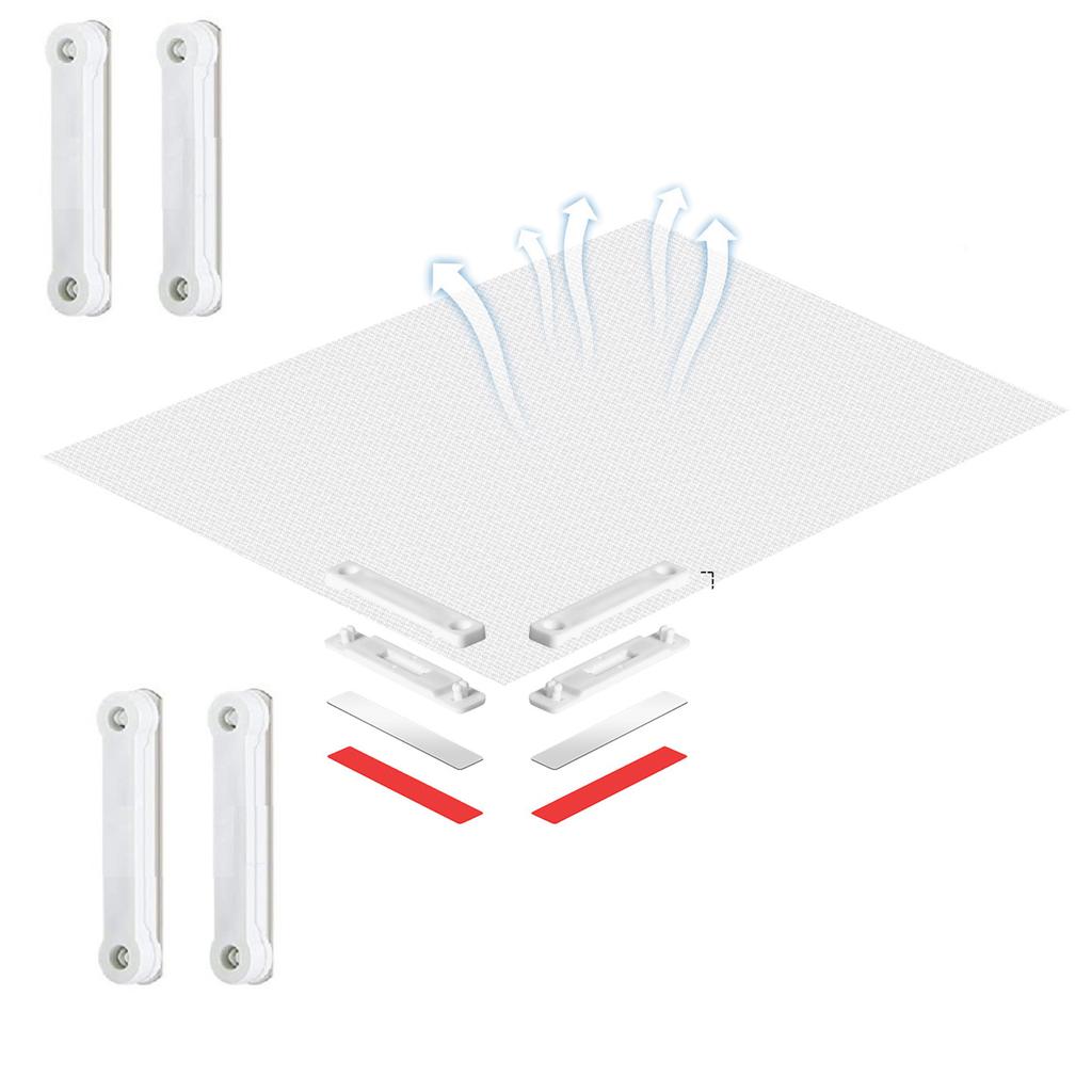 12pcs Magnet Window Screen Clip Insect Protections Window Screen Buckle Magnetic Closure for Sliding Door Household Tool