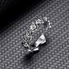 2023 New Design Rose Opening Ring for Women Men Vintage Y2K Wreath Aesthetic Metal Rings Statement Party Jewelry Wholesale