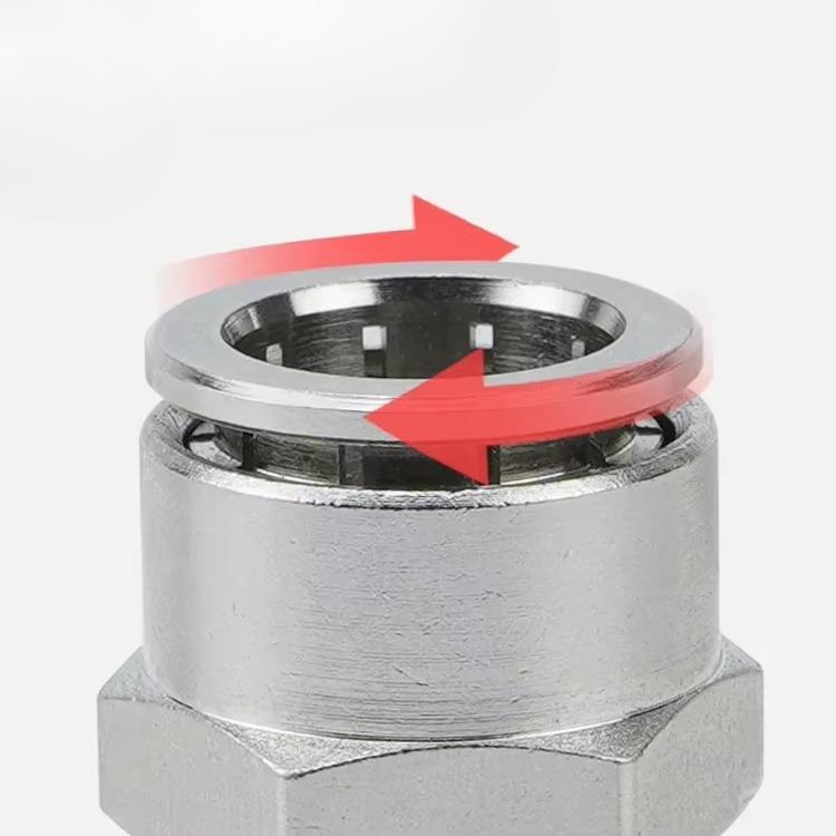 PC PL PCF PLF M5 6 1/8" 1/4" 3/8" 1/2" 3/8" BSP Außengewinde 4-16mm Vernickeltes Messing Winkelstück Gerade Steckverbindung Pneumatikfitting