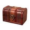 Wooden Treasure Chest Decorative Jewelry Box Antique Jewelry Storage Box  Packaging Box
