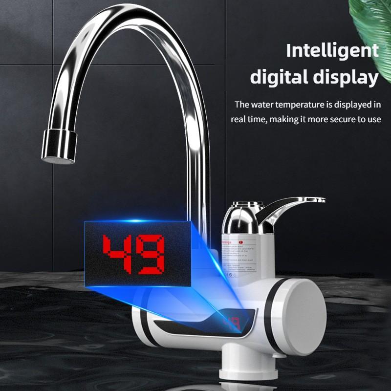 3000W Intelligent Digital Water Heater High Power Household Electric Faucet Kitchen Instant Heating Water Faucet