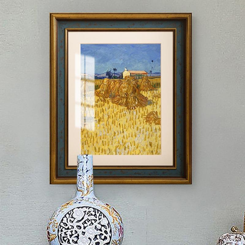 European Vintage Gold Wall Frame - Oil Painting Photo Display Multiple Size Wall-Mounted Art Decor for Home