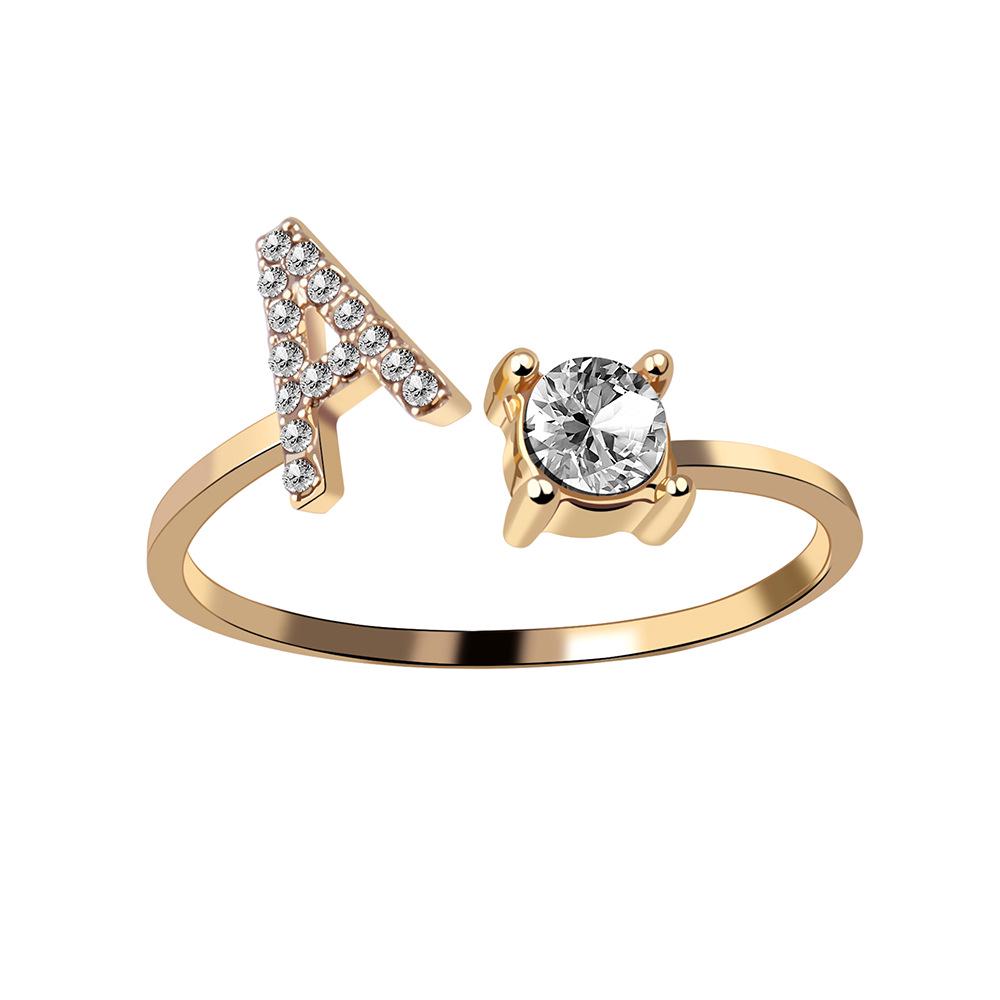 Korean-Style Adjustable Ladies' Diamond Ring